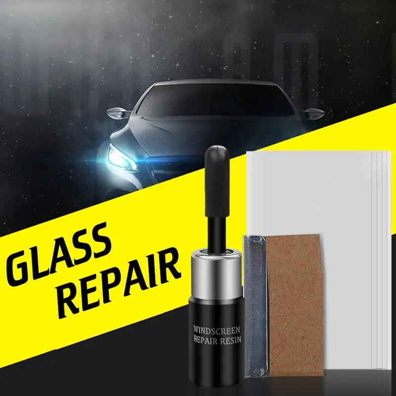 

Car Window Glass Repair Tools Curing Glue Windshield Repair Kit Quick Fix Car Cracked Glass Auto Scratch Crack Restore Kit