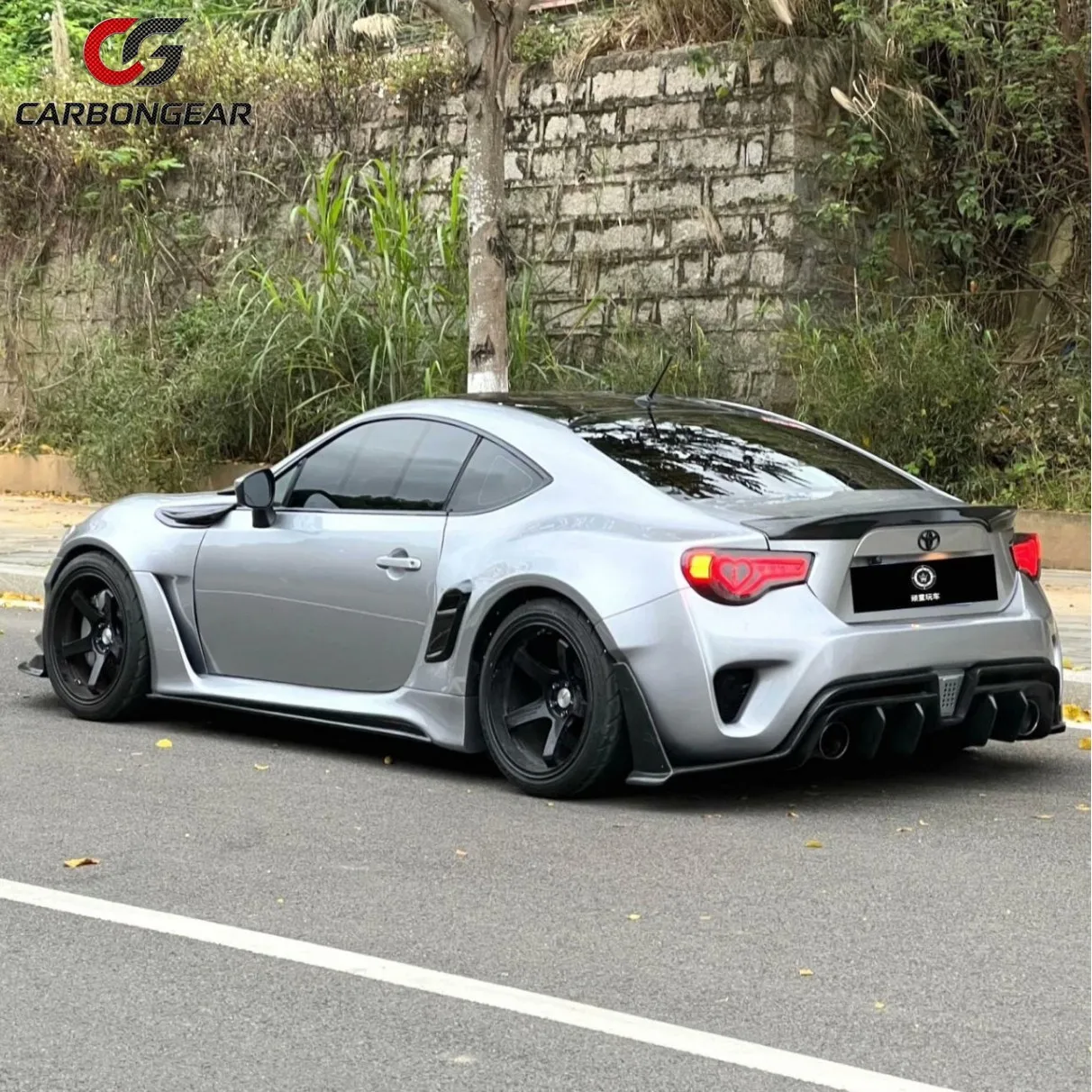 Real Carbon Fiber Car Rear Wing Trunk Lip Spoiler For Toyota GT86 Subaru BRZ Scion FR-S 2013 14 15 16 17 18 2019