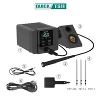 QUICK TS11 90W Smart Precision Soldering Station with HD Color Screen for Motherboard IC Repair High Power Welding Table