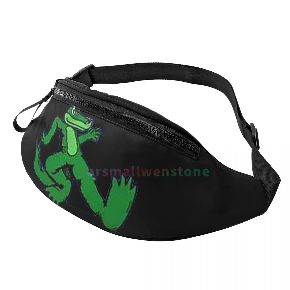 King Gizzard Keep On Gizzin' #1 Waist Bag with Headphone Hole Belt Bag Fashion Hip  Bag for Outdoor Casual Hiking Cycling