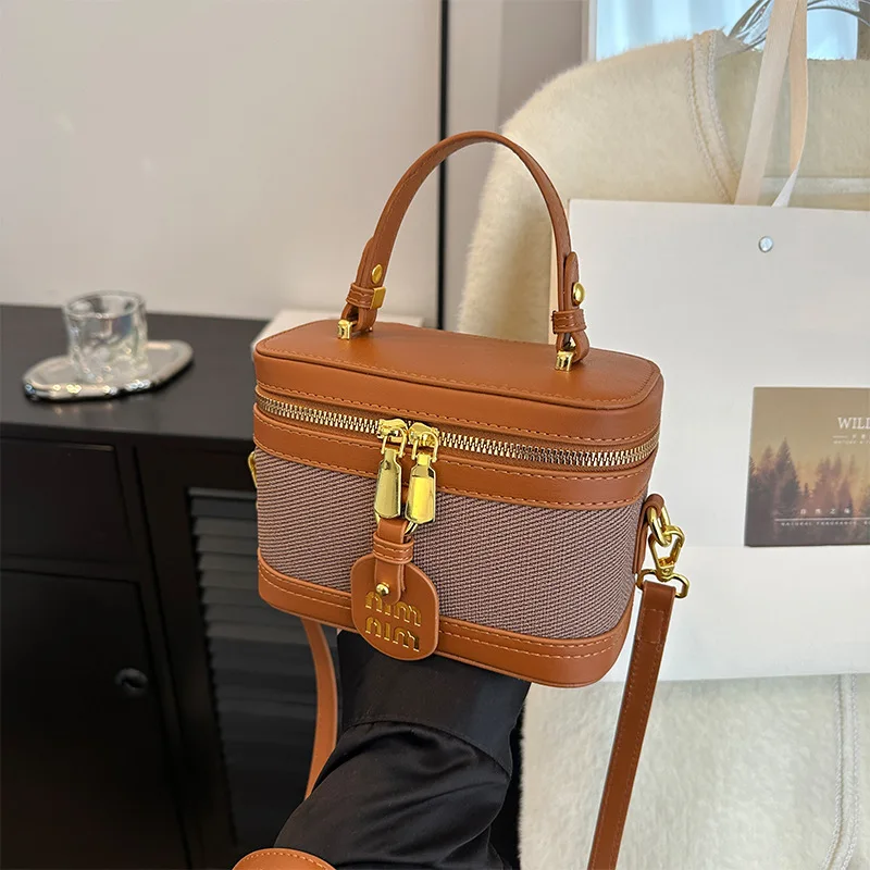 حقيبة يد هندسية 2025 SS، مقبض علوي قابل للتحويل متعدد الاتجاهات ومحفظة كروس للنساء، حقيبة حمل متعددة الاستخدامات ليلاً ونهارًا #5