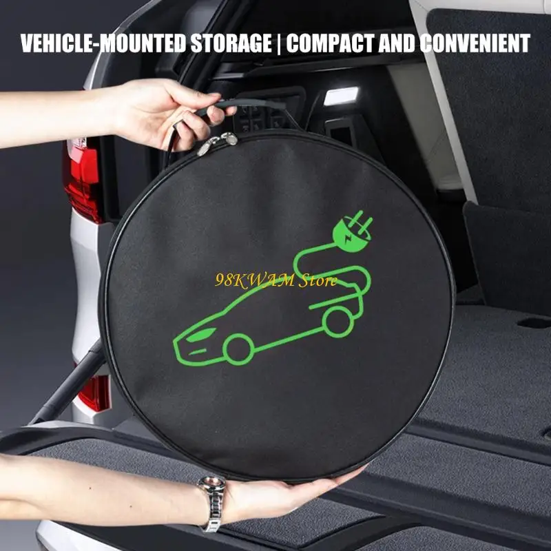 

Премиум-решение для хранения кабеля зарядного устройства для электромобилей Сумка для кабеля электромобиля Водонепроницаемый для