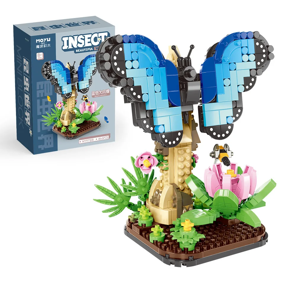 

Игрушка развивающая в виде насекомых, микро-конструктор