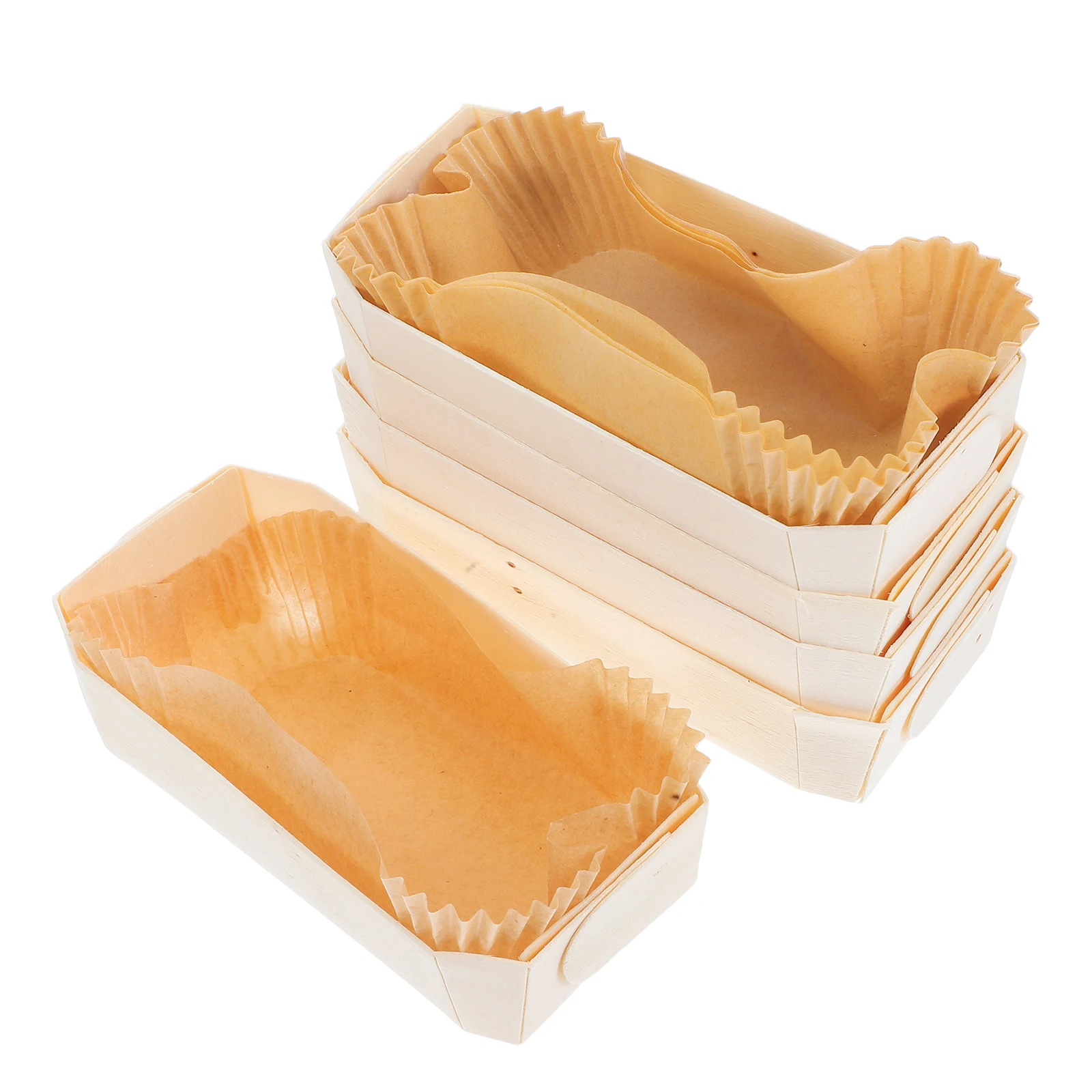 

1 Set Of Mold Heat Resistant Paper Liner Nonstick Cake Pan Multi Use Kitchen Bakeware Baking Pan With Paper Liner