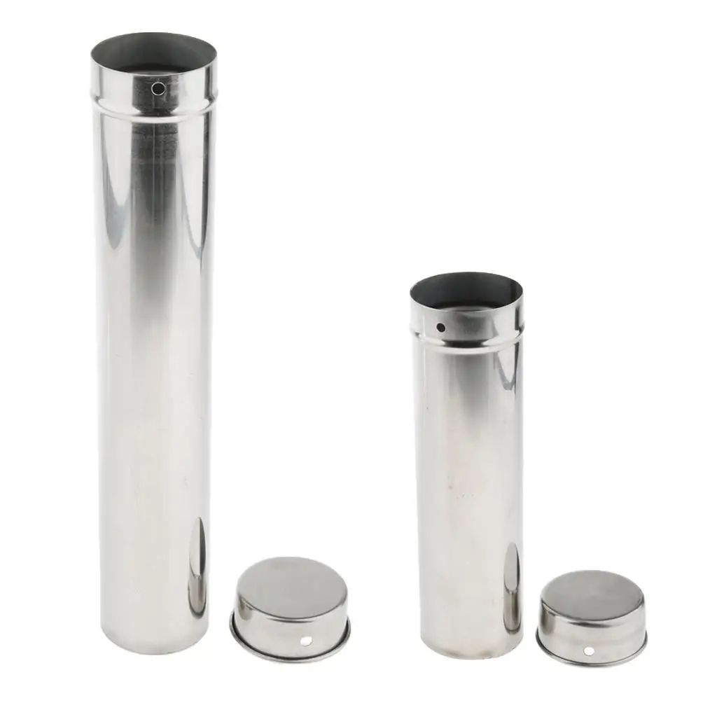 Lab Pipet Sterilizing Box Roll Stainless Steel Tube Autoclavable Canister for Educational and Research Settings