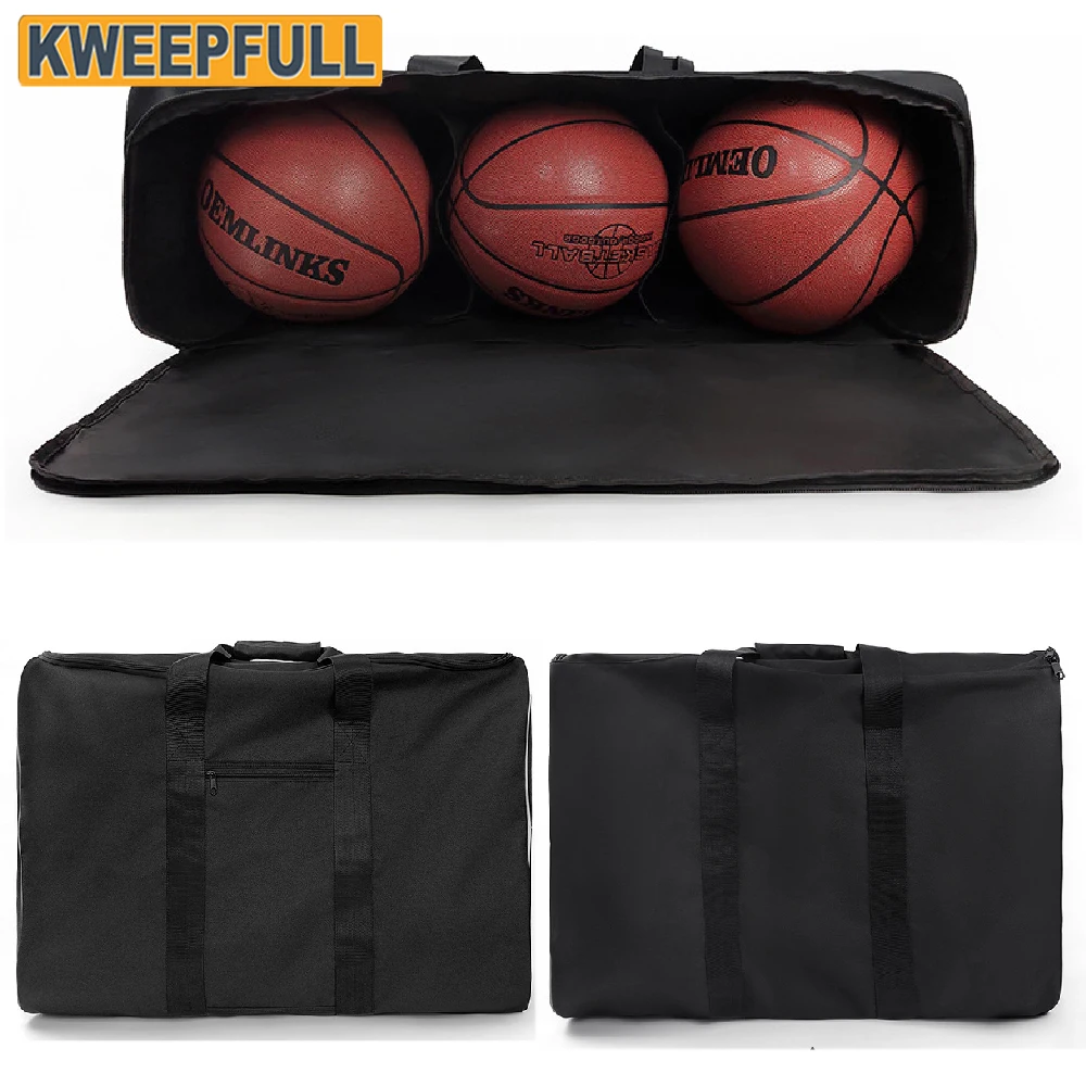 

Спортивная сумка для мячей большой вместимости, вмещает 6 мячей, универсальная дорожная сумка для тренеров, подходит для всех видов спортивного инвентаря.