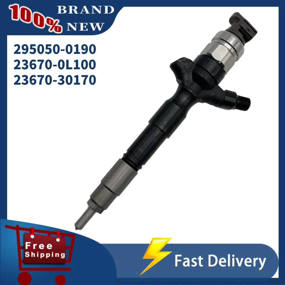 

Common Rail Fuel Injector 295050-0190 23670-0L100 236700L100 for TOYOTA 1KD-FTV EURO 4