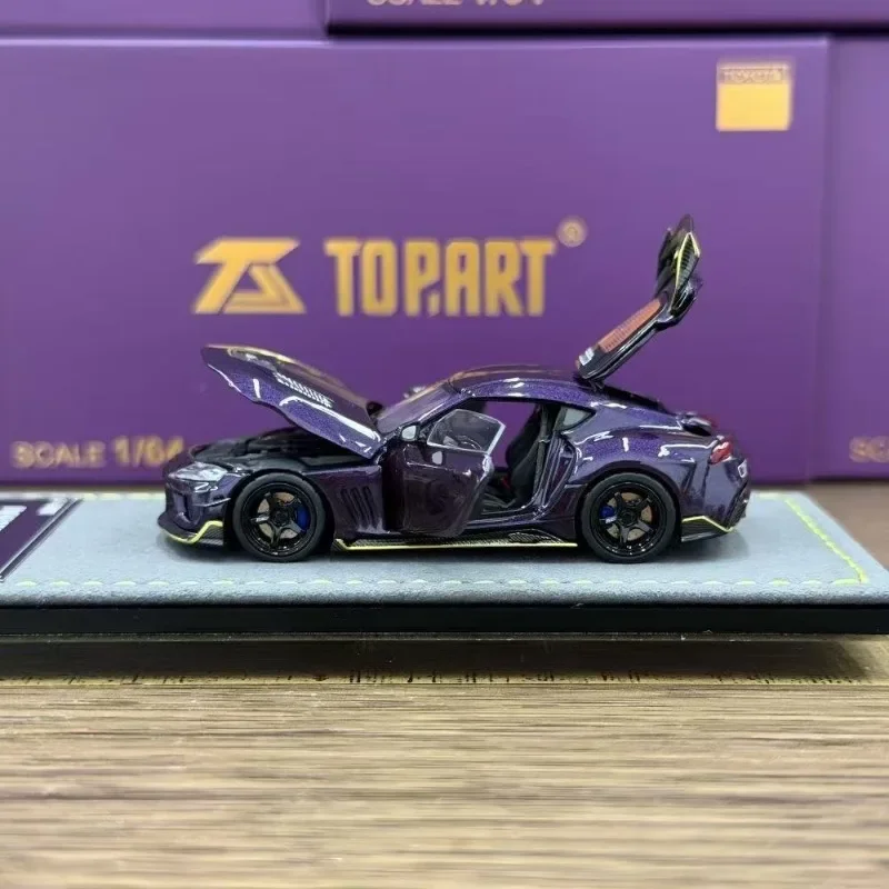 Topart 1:64 Supra A90 Darwin Pro Alloy Car Diecast Vehicles Collection Model Car Toy  Gifts for Men Christmas Gift