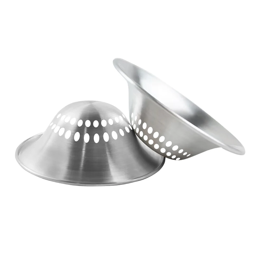 通気孔付きシルバーナーシングカップ、授乳時の痛みを軽減するトリラミネート999シルバーニップルシールド