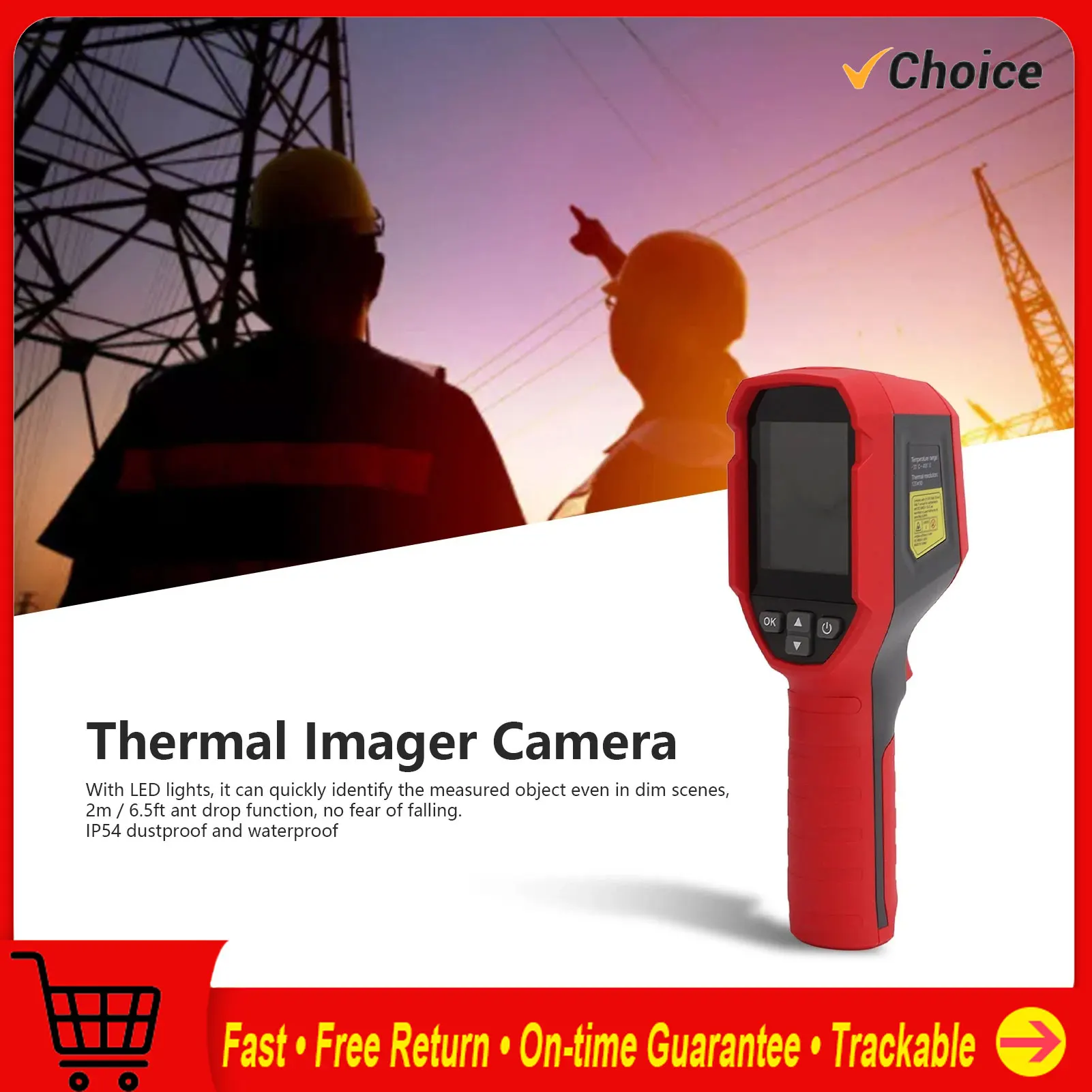 

UTi120S Infrared Thermal Imager 120x90Pixel IR Resolution Multifunctional Handheld Thermal Imaging Camera Thermal Imager Camera