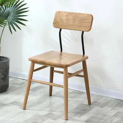 Customizable Modern Simple Small Apartment Japanese Light Luxury Leisure Backrest Chair Chocolate Chair