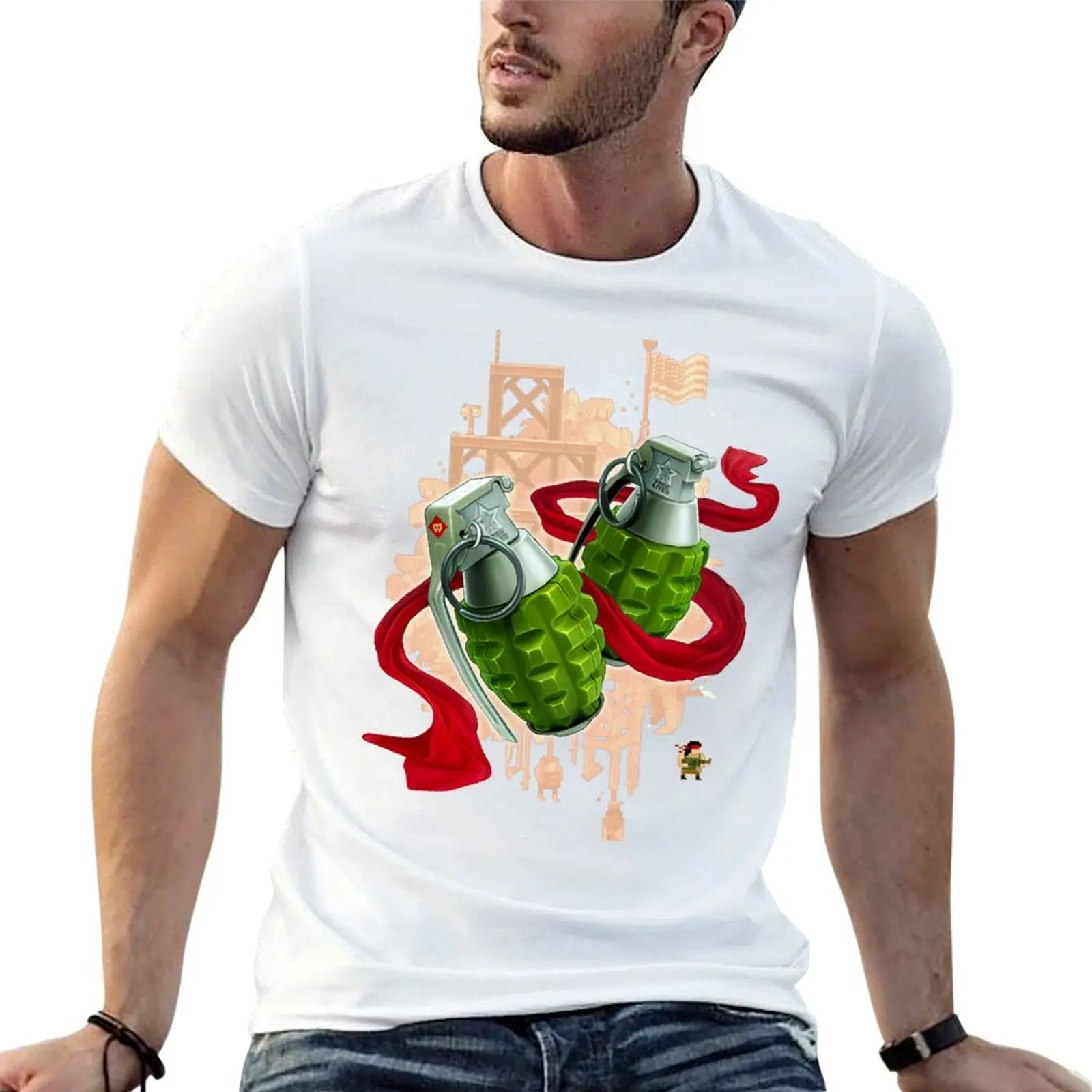 

Broforce - Rambro T-Shirt t shirts for man graphic tees man t shirt graphic man t shirt designer T-Shirt