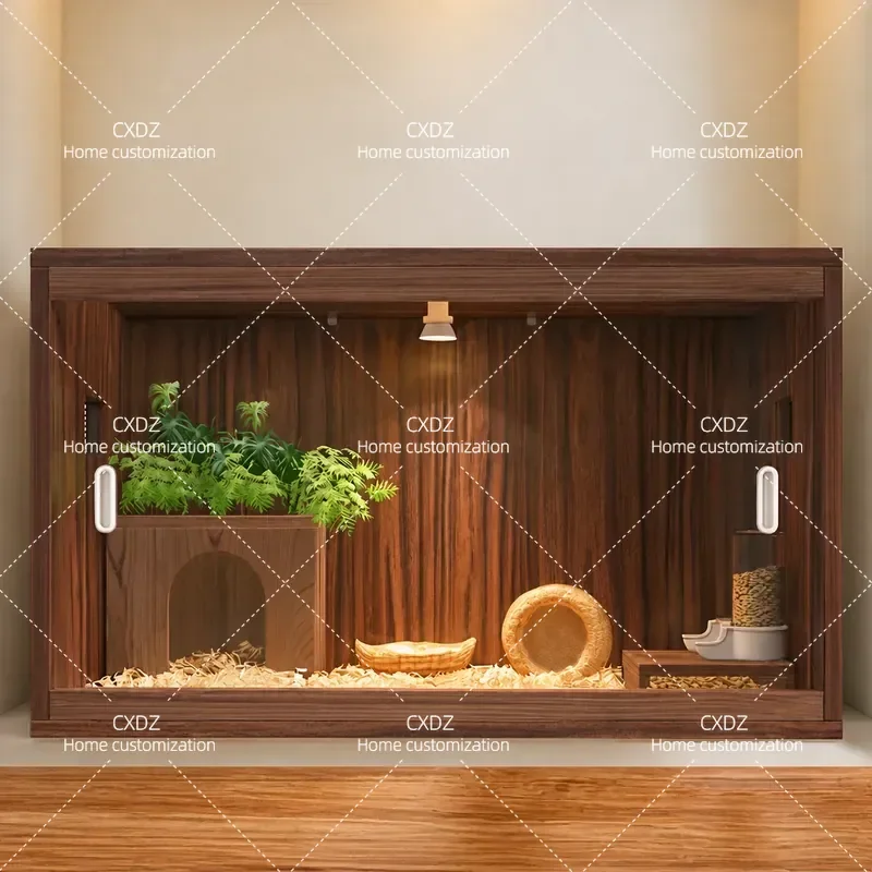 Rutin chicken feeding box Ornamental pet chicken nest Breeding breeding special breeding cage Sliding door Insulation room