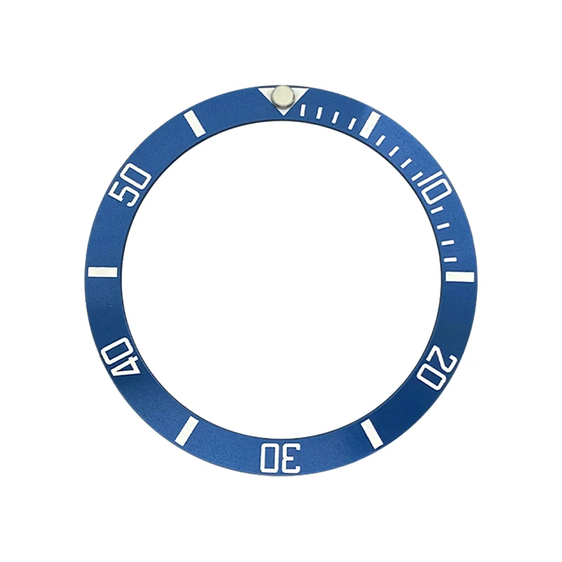 38mm Sloped Aluminium Watch Bezel Insert Rings  SKX007 Inner Diameter 30.7mm Fits SUB SKX007 NH35 NH36 Watch Bezel Insert Parts