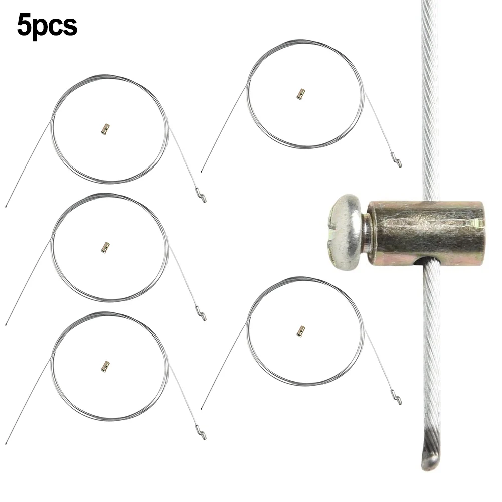 

5 шт. комплект для ремонта троса газонокосилки Z-образный крюк, двигатель поезда, тормозное колесо, трос дроссельной заслонки, аксессуары для газонокосилок