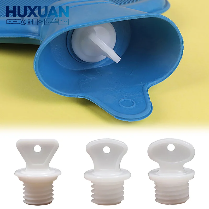 5/1pcs Hot Water Bag Stopper Multi Sizes Plastic Water Plug Hot Water Bottle Replacement Seal Stoppers Leakproof Durable