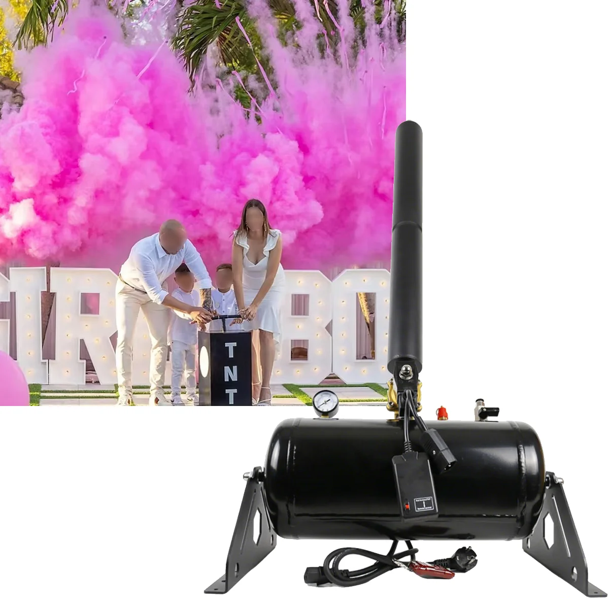 TNT Geslachtsonthulling Jongen - Confetti Cannon Tube recensie en prijs