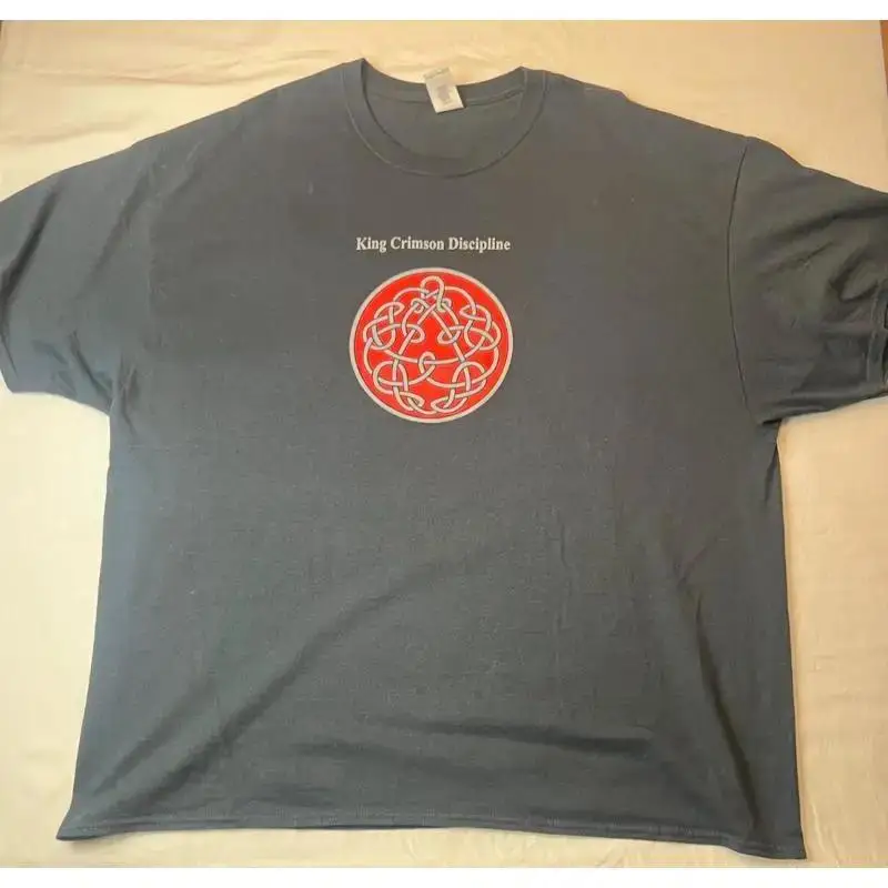 King Crimson 2013 Discipline T Shirt Size 3XL Black Fripp Belew Levin Bruford