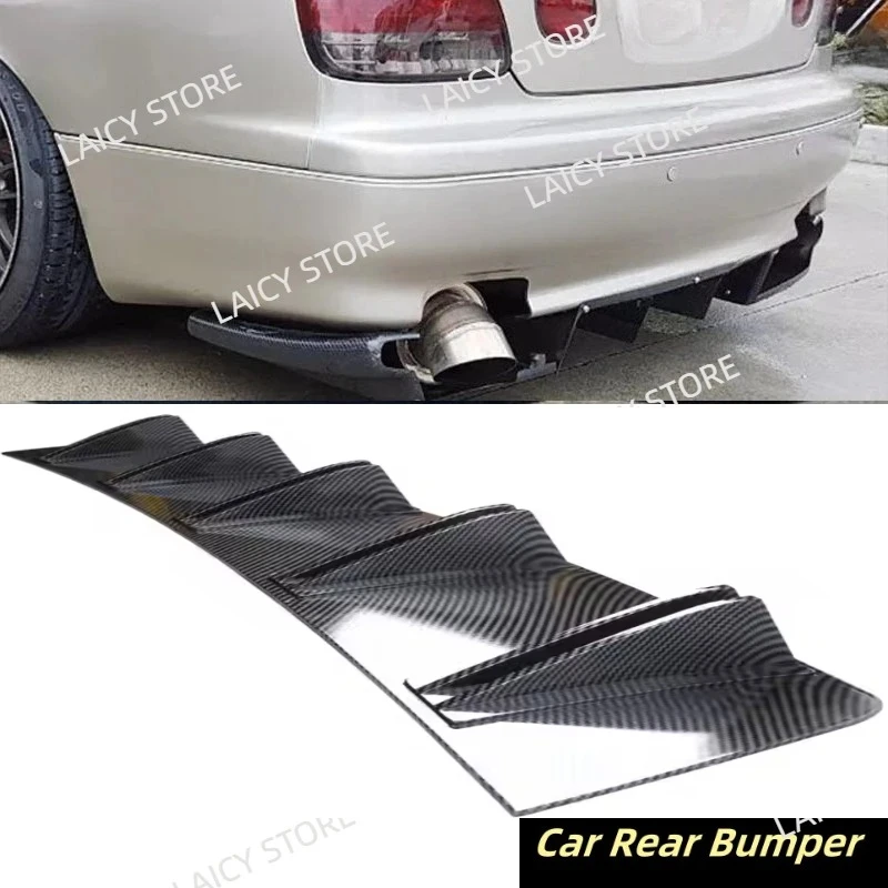 

LAICY For L-exus GS200t GS300 GS350 GS F Car Rear Diffuser Shark Fins Bumper Splitter Chin Spoiler Lip Shunt Rear Bumper Lip