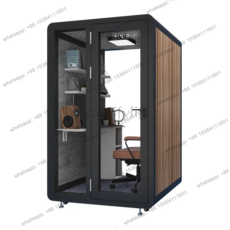 Mobile soundproof room Live stream Learning warehouse Business meeting room Silent cabin Singing room