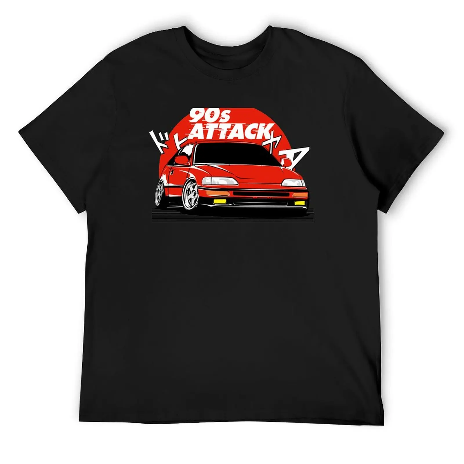 

CRX 90s Attack T-Shirt quick-drying clothes T-shirts oversize men t shirt