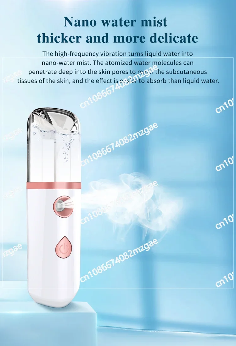 Wholesale Mini Nano Sprayer Hydrating Steamer 30ml Fine Facial Sprayer