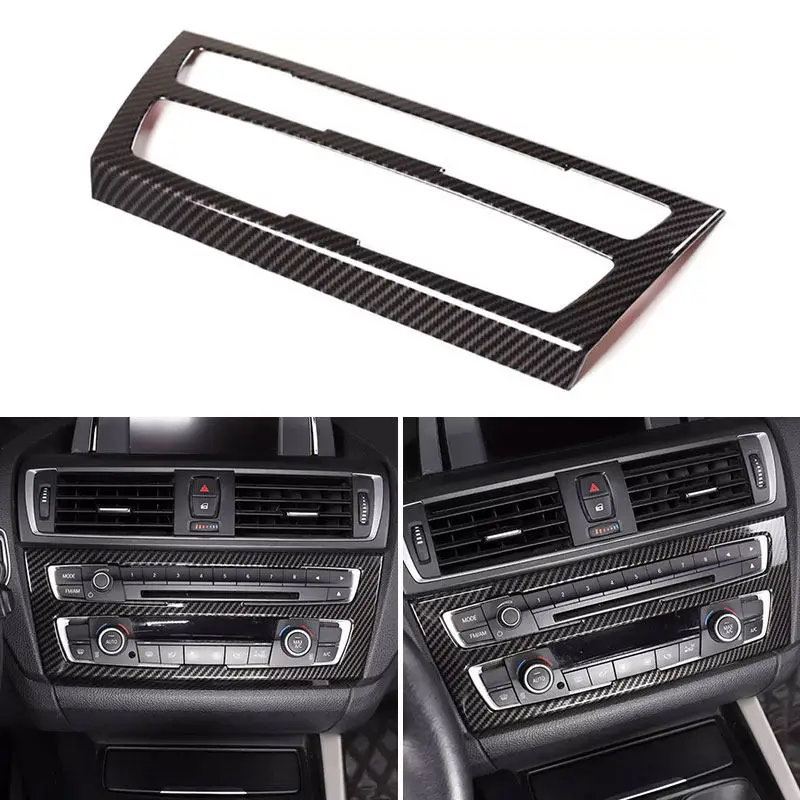 

ABS Car Center Console Air Condition A/C Panel Button Frame Cover Trim For BMW 1 Series F20 F21 F22 F23 2012 2013 2014 -2018