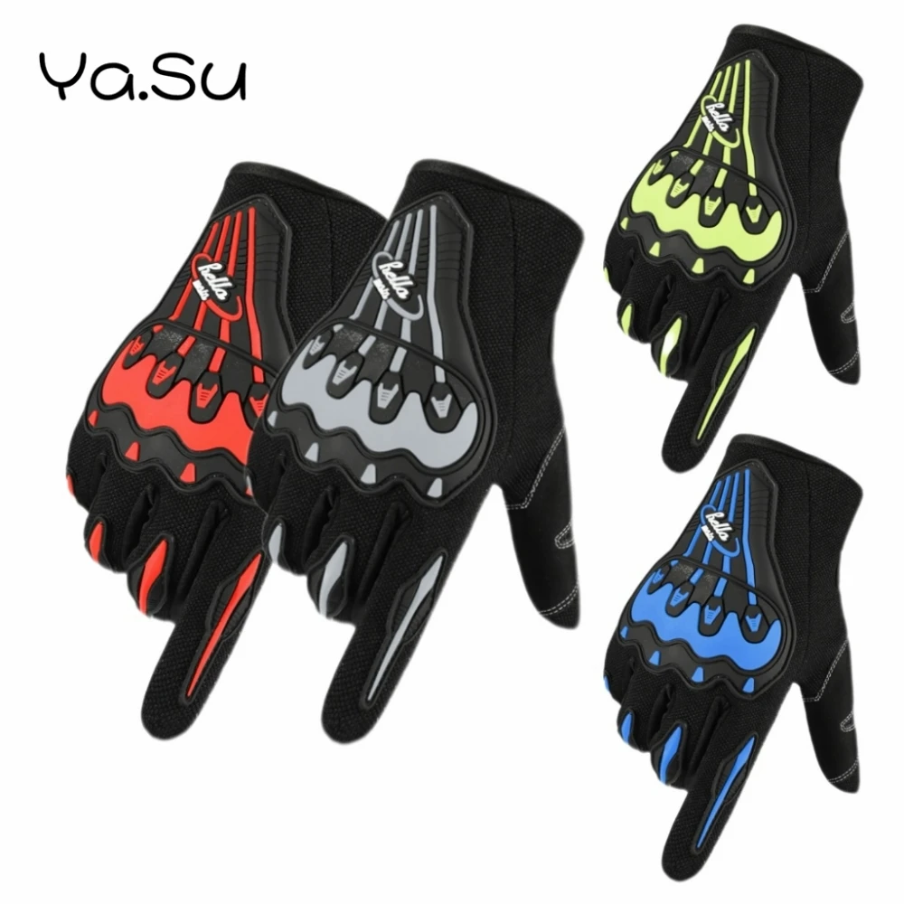 

Summer Cycling Gloves Touch Screen Anti-slip Outdoor Sports Wear-resistant Anti-fall Breathable Motorcycle Gloves