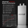 クワッドコプター用hrb-lipoバッテリー,rcドローン,飛行機,車,モンスター,50c,xt90コネクター,22.2v,5000mah,1個,2個 3