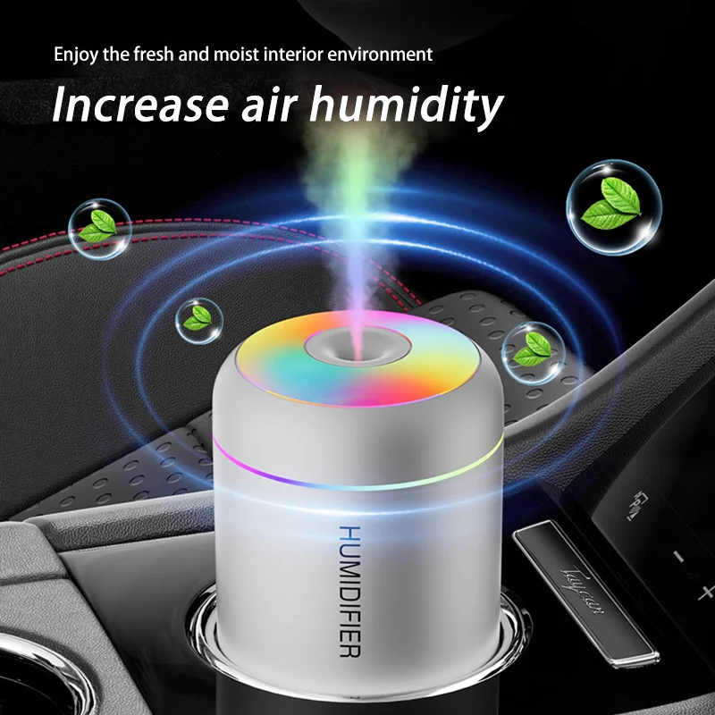 Xiaomi Desktop Humidifier Mini Dazzle Night Light USB Silent Air Humidification Machines Fine Mist Household Car Office Portable
