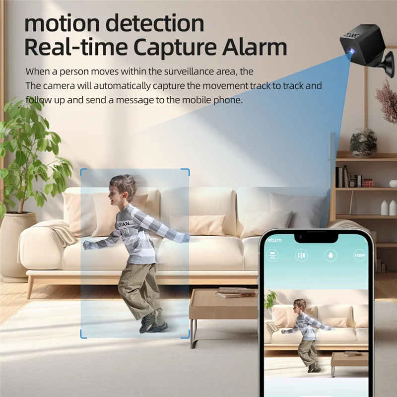 

LECKL-4K HD Monitoring Camera Dual Band Wifi Night Vision Baby Monitor Remote Network Surveillance