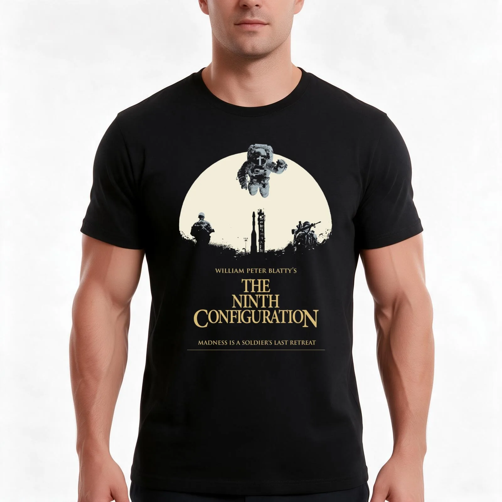 The Ninth Configuration T-Shirt, Summer Casual Cotton Tee, Oversized Streetwear Tops, Vintage Graphic Print, Unisex Men Women