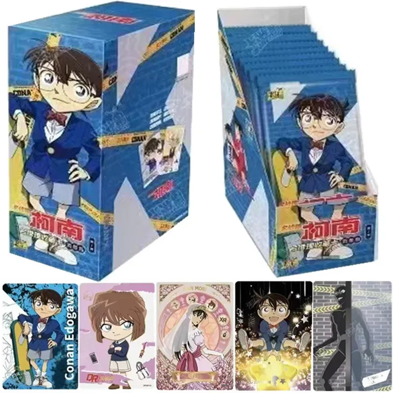 

New KAYOU Genuine Detective Conan Collection Cards Box Anime Characters PTR SSR SR Flash Card Toys Table Game for Children Gifts