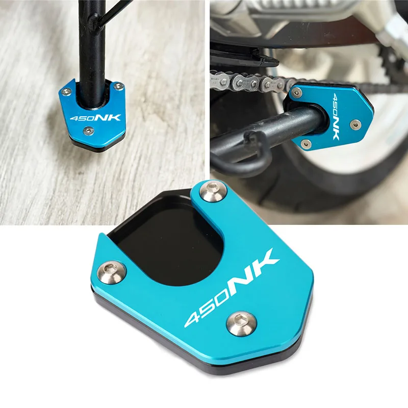 

For 450SR 450SS 450NK 450CLC 2023-2025 Mtorcycle Kickstand Extension Plate Foot Side Stand Enlarger Pad Support 450SR SS NK CLC