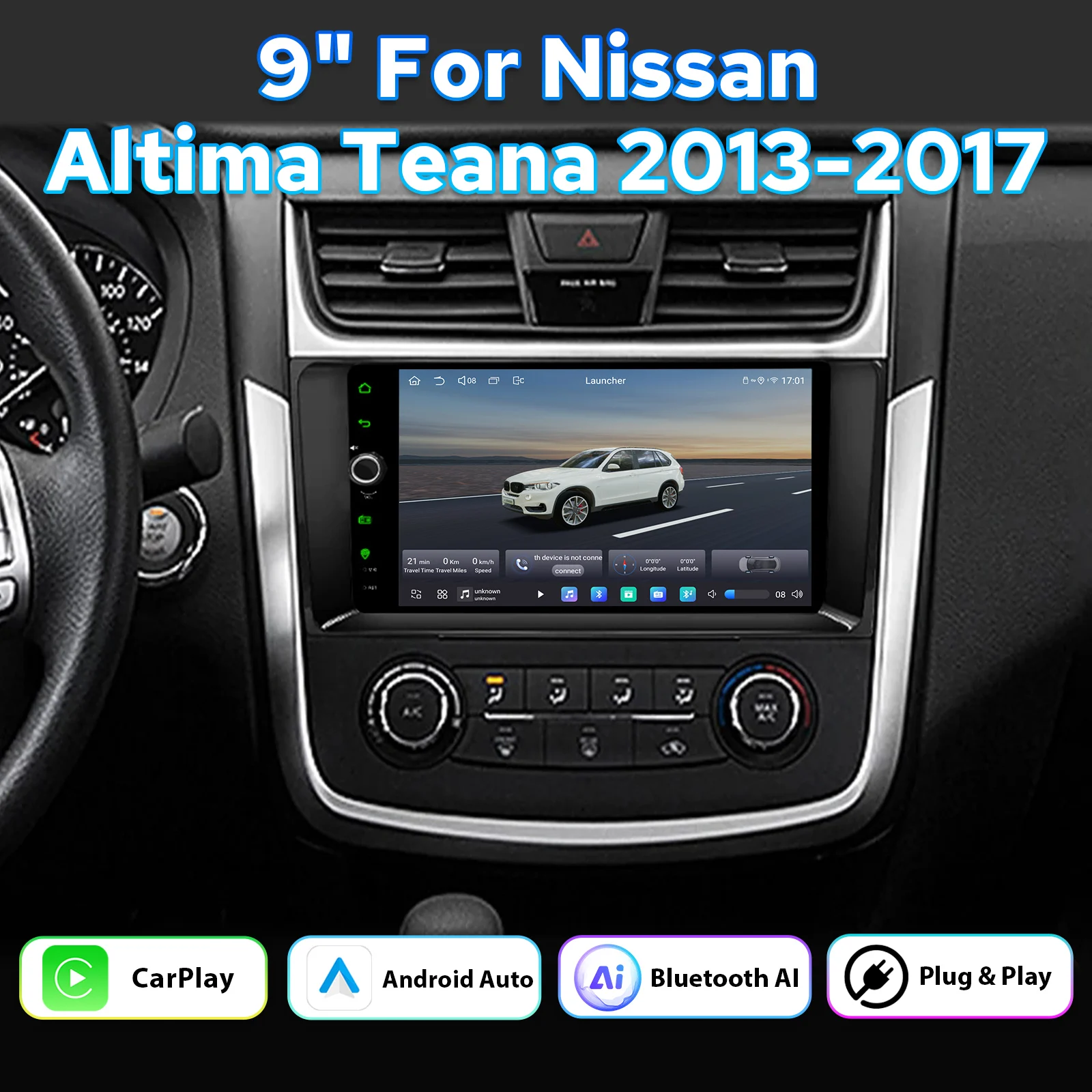 Bose JOYING 9"Android Head Unit for Nissan Altima Teana 2013-2017 Car Stereo CarPlay GPS Radio Bose 360 Camera Steering Wheel Control - Aliexpress Deal