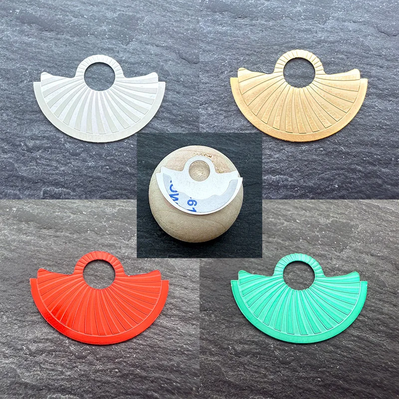 

NH35 Movement Automatic Hammer Metal Guard Rotor Patch Fit NH34 NH35 NH36 4R35 4R36 6R 7S Movement with UP Stickers Watch parts