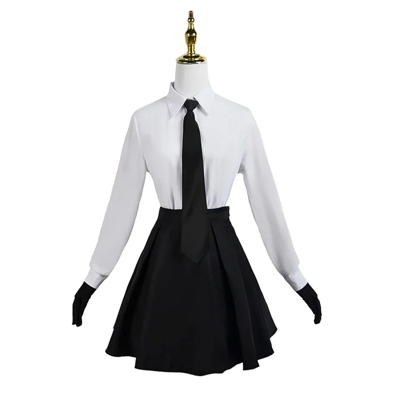 Hemixush Anime Cos Akiko Yosano Cosplay Costume Full Set Female Suit Party Uniform