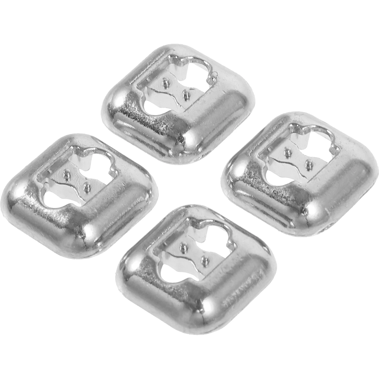 

4pcs Shoelace Buckles Metal Ends Canvas Shoes Zinc Alloy Cords Replacement Tips Lazy DIY Kids Shoe Lace Locks Household