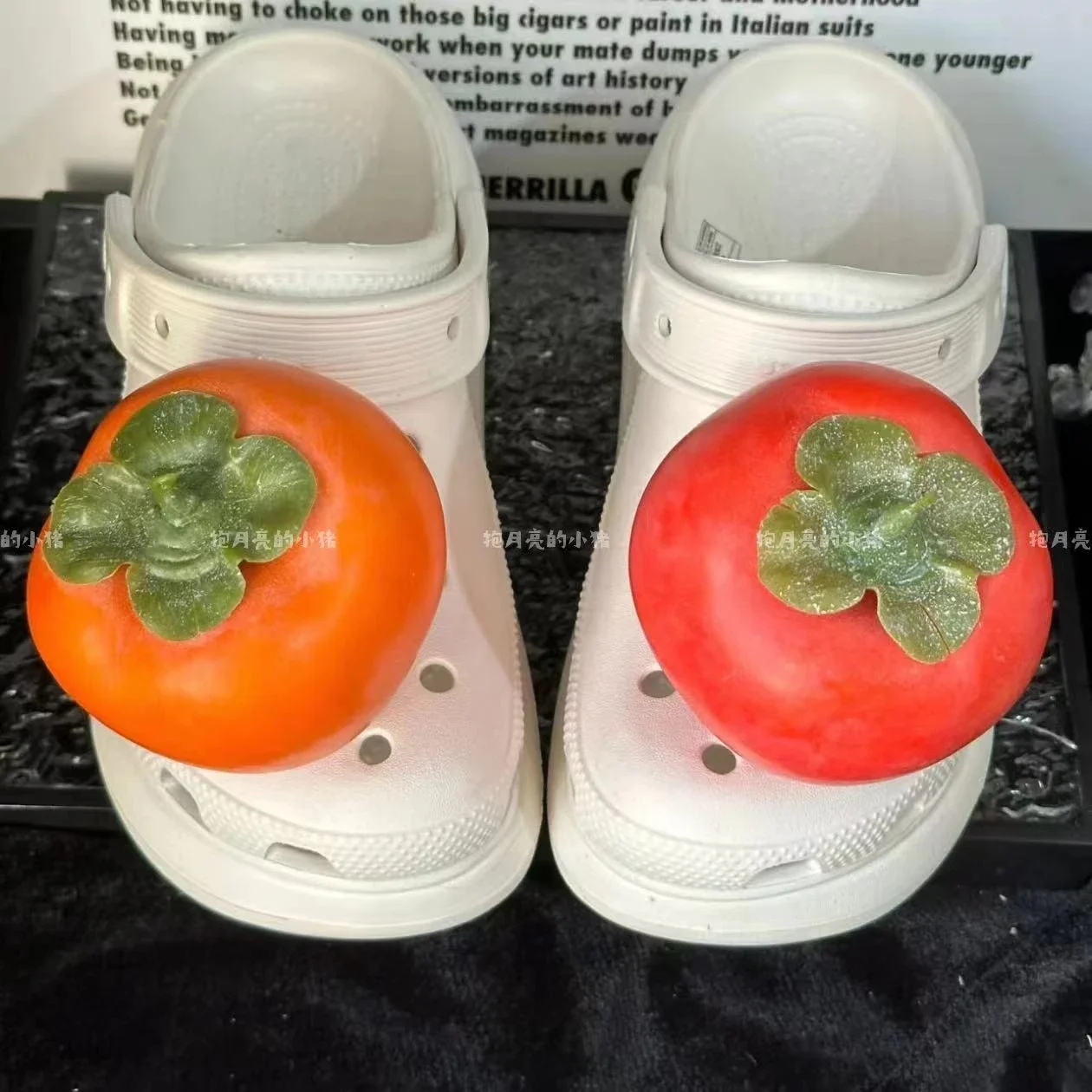 

Cartoon Food Fruit Apple Persimmon Shoe Charms for Crocs Girl Decorations Gifts Men Kids Women Charm Shoes Accessories