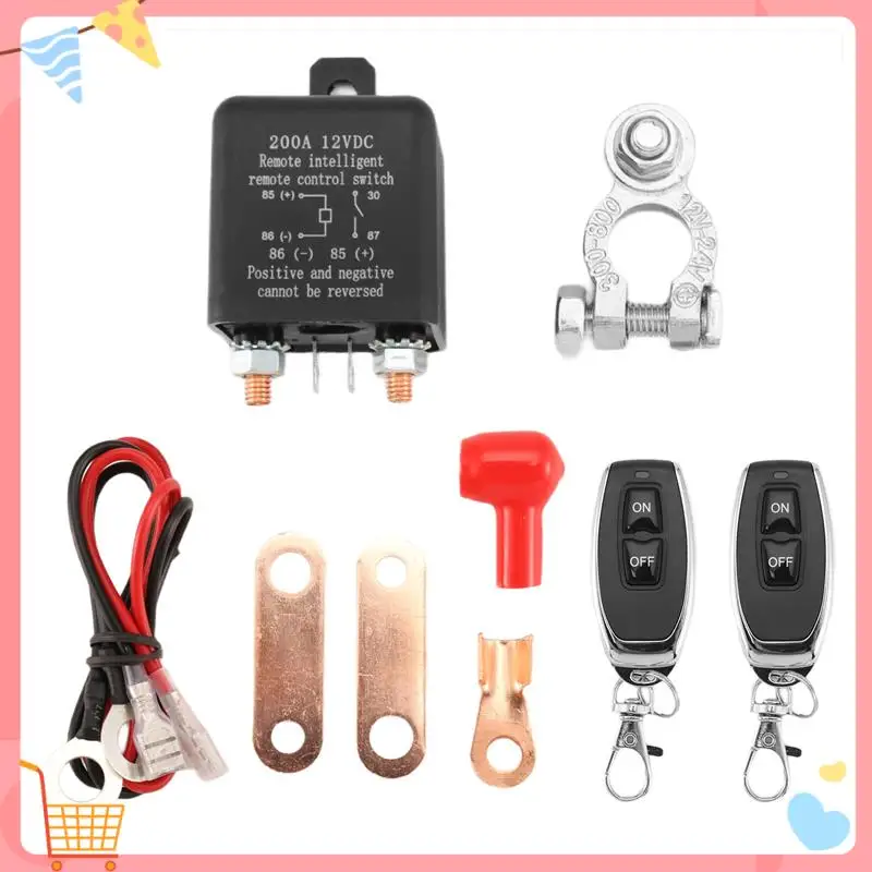 

Remote Battery Disconnect Switch Wireless Remote Control Battery Disconnect Switch Automobile Parts