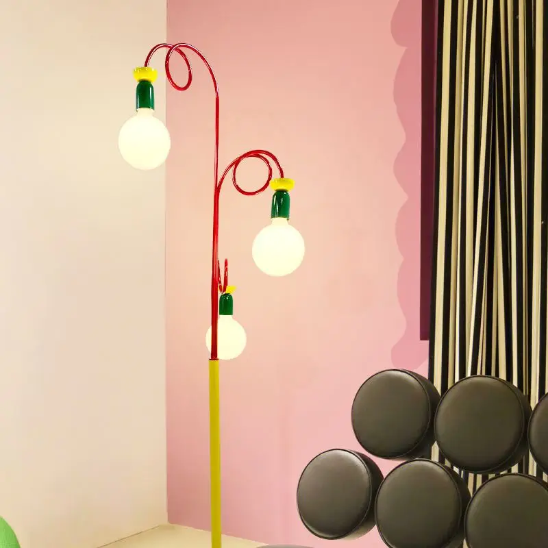 Living room floor lamp modern color medieval bedroom style room cartoon edge ambient lamp