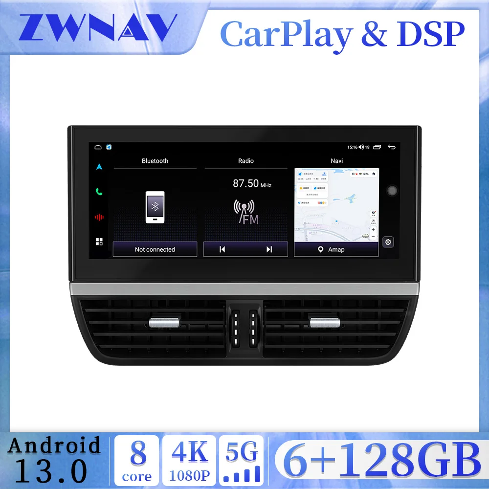 

AutoStereo Android 12 For Porsche Cayenne 2010-2017 Car GPS Navigation Multimedia Player HeadUnit Radio Tape Recorder 4G LTE