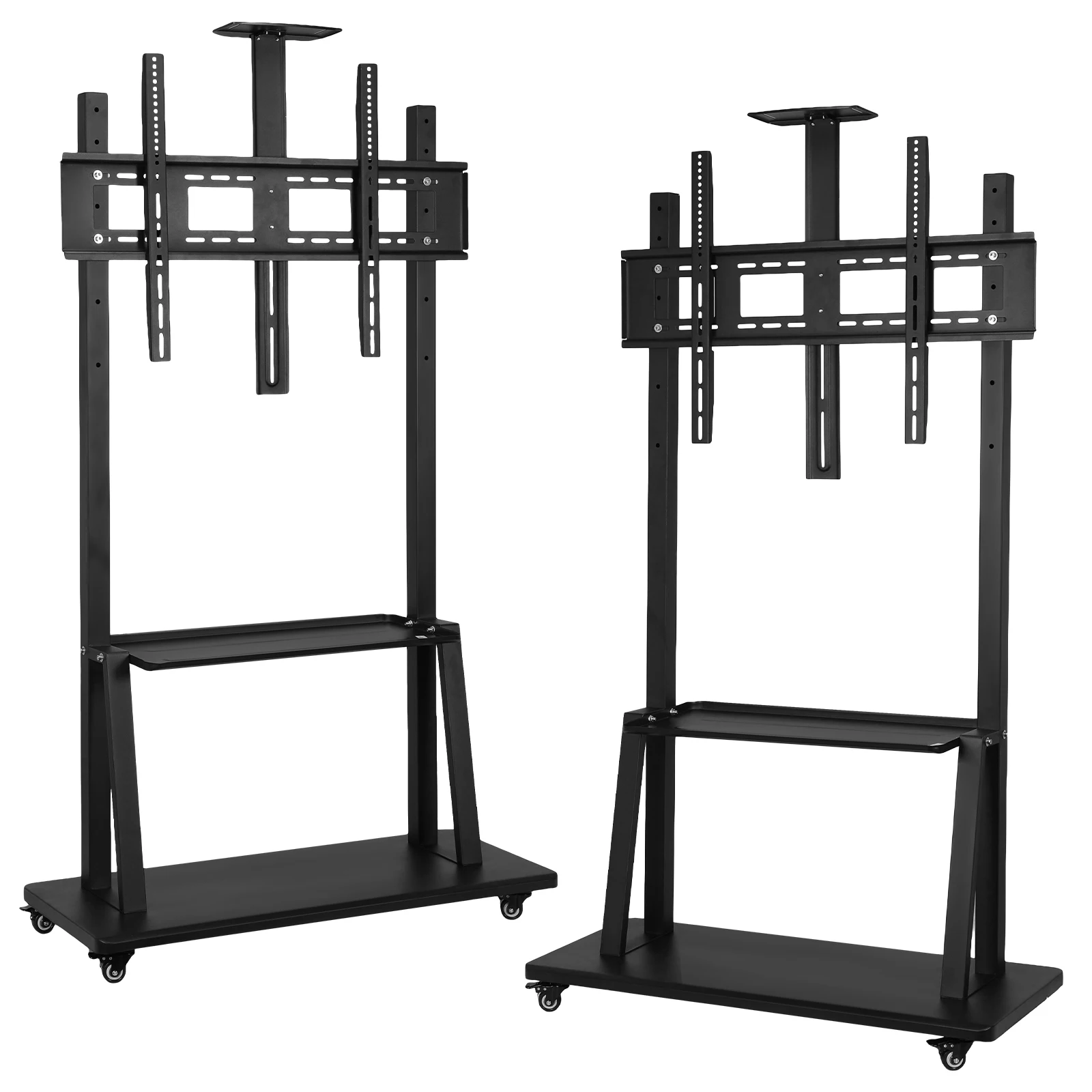 

Smart Board Stand Height Adjustable Universal TV Floor-Standing Stand with Wheel TV Mobile Stand for Home Meeting Outdoor