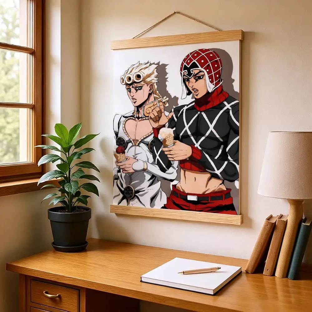 JOJO M-Mista G-Giorno  Customizable HD Self Adhesive Waterproof Wall Art Poster