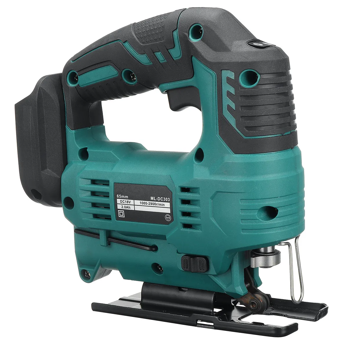 Drillpro-Scie sauteuse électrique sans balais, 2900 tr/min, 65mm, 18V, lame réglable, outil électrique LED pour batterie Makita 18V