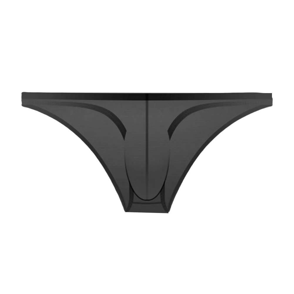 

Sexy Lingerie Men Cooling Sheer Mesh Underwear Briefs Underpants Lightweight Seamless Stretch Low Waist Man Panties