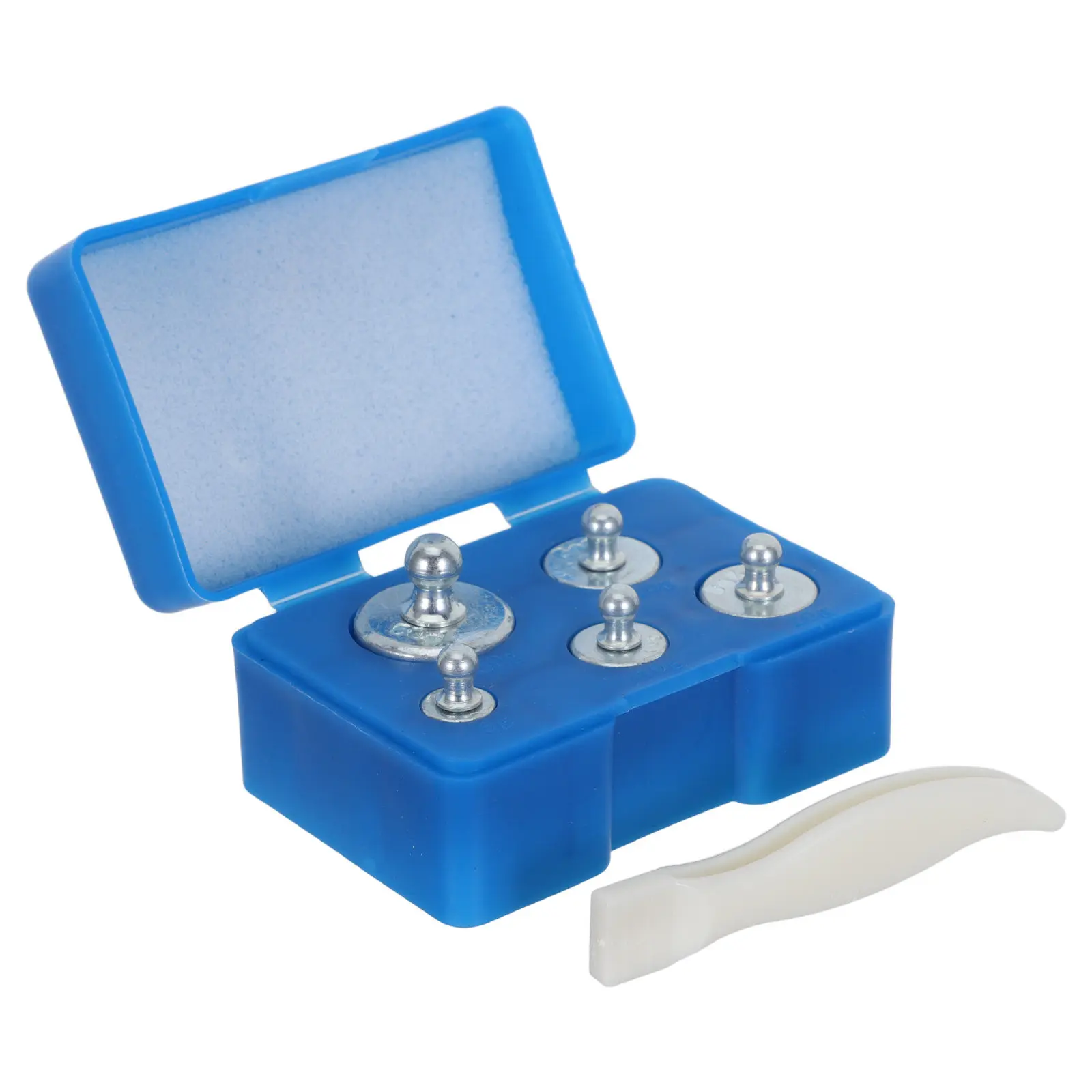 1Set Steel Calibration Weight Set 10Mg-100G Precision Nonmagnetic Scale Calibration Weights Lab Jewelry Kitchen Set
