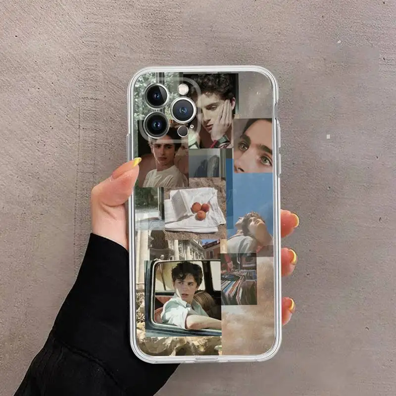 Timothee Chalamet Phone Case for iPhone 11 12 13 Mini Pro Max 8 7 6 6S Plus X 5 SE 2020 XR XS Case shell