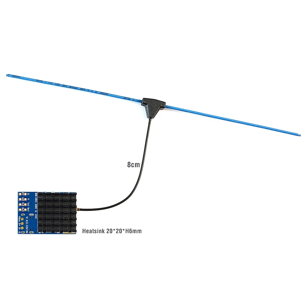 MATEKSYS MLRS MAVLINK RICEVITORE 900MHZ, MR900-30 900 MHz LoRa, potenza RF 30 dBm 4,5-13V per drone RC FPV a lungo raggio