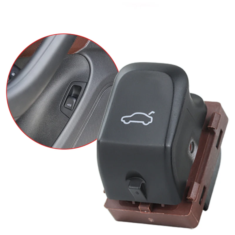 For Audi A4 B8 A6 Q3 Q5 2008-2012 Car Trunk Lock Release Switch Rear Tailgate Boot Opener Deck Lid Switch Button